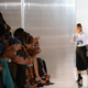 Consuelo Castiglioni takes a bow at her Spring 2013 show. All images via Getty.